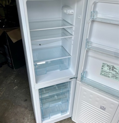 札幌市内配送可 美品 20年製 アイリスオーヤマ 162L 2ドア冷凍冷蔵庫 AF162-W 右開き