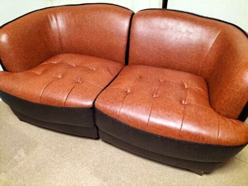 お洒落な2人掛けソファー　中古品