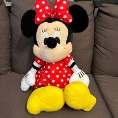 【受渡し者決定】大きめミニーぬいぐるみの画像