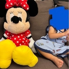 【受渡し者決定】大きめミニーぬいぐるみの画像