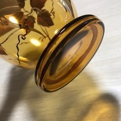 BOHEMIAN GLASS ボヘミアングラス 花瓶 大の画像