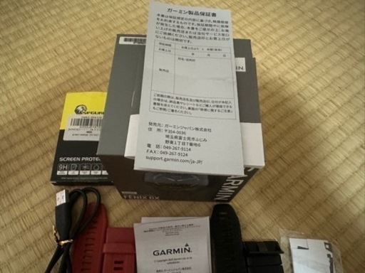 【特別価格】Garmin fenix6x Sapphire Black DLC 