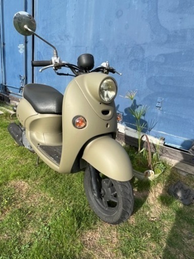 ヤマハ 実動 キック1発始動 ナンバー、書類あり　ビーノ 50cc 原付　バッテリー新品、オイル交換済