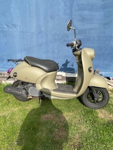 ヤマハ 実動 キック1発始動 ナンバー、書類あり　ビーノ 50cc 原付　バッテリー新品、オイル交換済