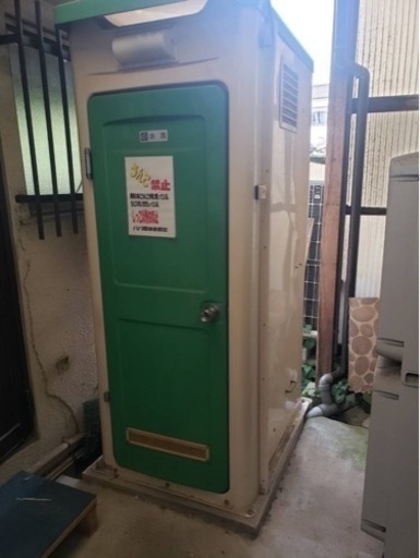 水洗トイレ野外設置  仮設