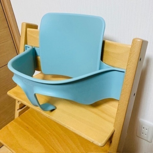 【美品】ストッケ トリップトラップ ナチュラル ベビーセット付き シリアル4〜