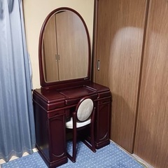 鏡台(椅子とセット)