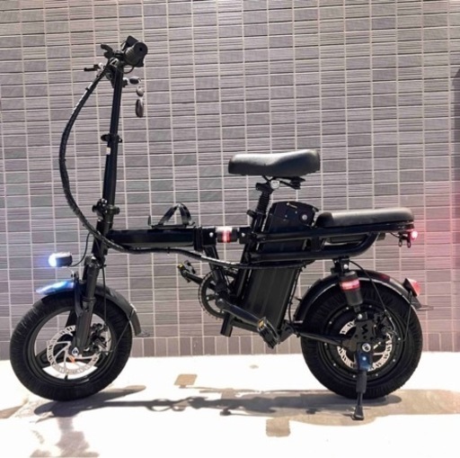 フルサス付フル電動自転車　ブラック