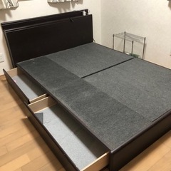 【あげます】お取引中ダブルベットフレーム※9/6までの受け取りの画像