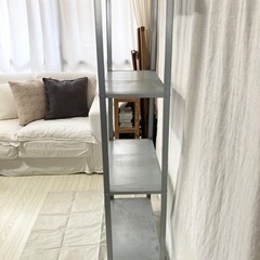 IKEA HYLLIS ヒュッリス　３つ　シェルフユニット　室内/屋外用　スチール棚の画像
