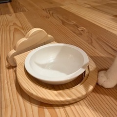 餌皿 陶器 猫食器 フードボウル 猫皿 陶器 ケージ用 陶器ボウルの画像