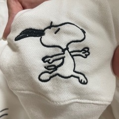 【取引完了しました】【パーカー】スヌーピー／白色の画像