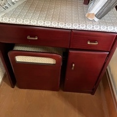 美品　化粧台　三面鏡