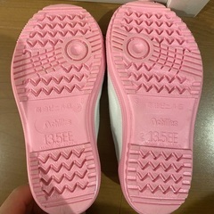 アキレス　上履き　ピンク　13.5cmの画像