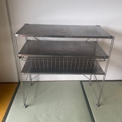 無印　スチールラック