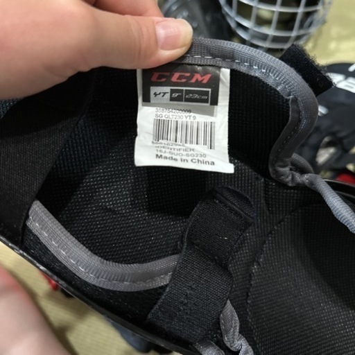 ジュニアアイスホッケー　防具、バッグセット