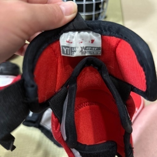 ジュニアアイスホッケー　防具、バッグセット
