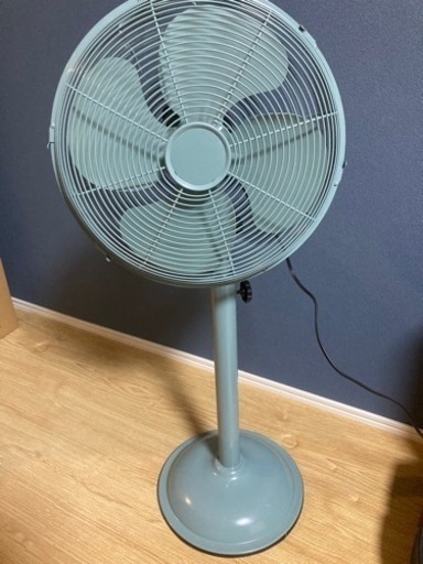 レトロ　扇風機　ハモサ　くすみグリーン　HARMOSA   アンティーク