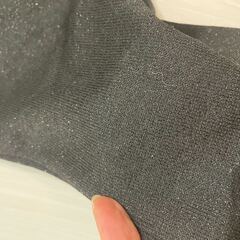 黒ラメ入りレギンス M～Lサイズ　スポーツにもの画像