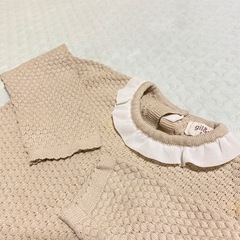 ベビー　ニットセットアップ　6〜12mサイズの画像