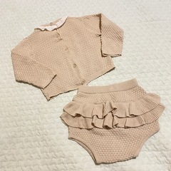 ベビー　ニットセットアップ　6〜12mサイズの画像