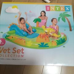 新品　プール　INTEX リトルダイノプレイセンター