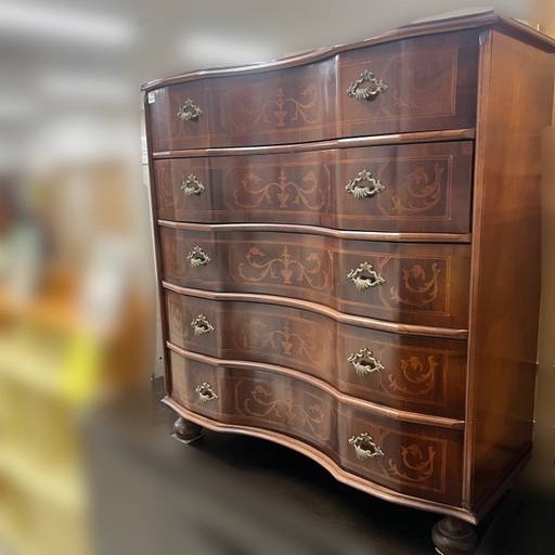 J2633 イタリア製 イタリア家具 象嵌家具 ヴェローナクラシック 丸脚4