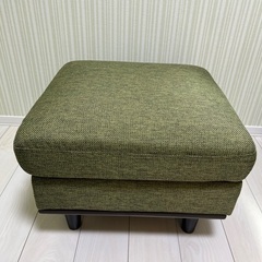グリーン　オットマン