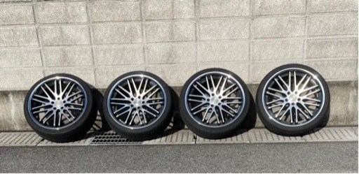 20inchホイール‼️PCD114.3オフセット8.5jインセット35
