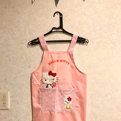 キティー　子供用エプロン