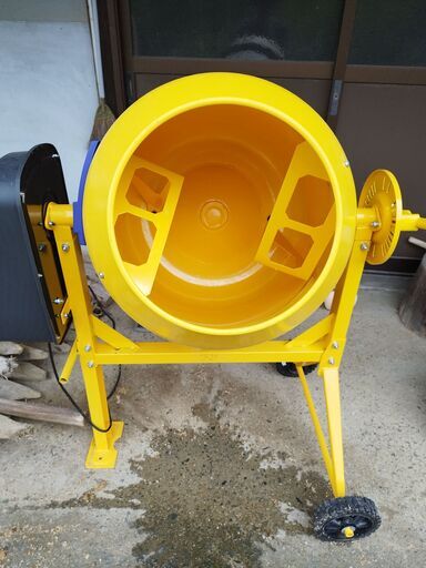 電動コンクリートミキサー まぜ太郎 AMZ-50Y　ALUMIS アルミス　モルタル　攪拌機　容量約120L