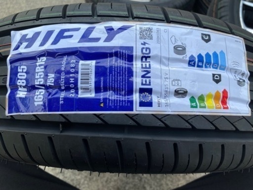 ?軽自動車サイズの新品タイヤ、ホイールセット?