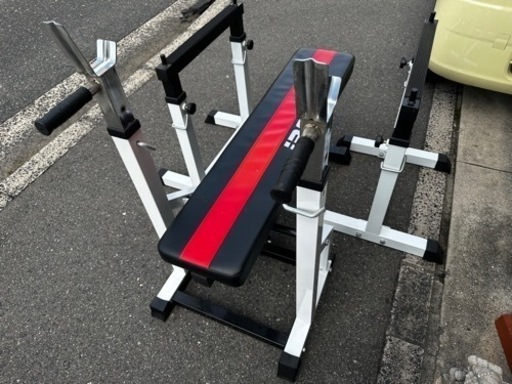 iROTEC フォールディングベンチ セーフティーラック セット ベンチ