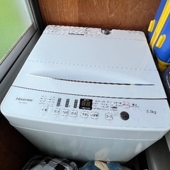 Hisense洗濯機4.5kg配送設置無料の画像