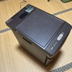 サイドテーブル　コンセント2ヶ所付き