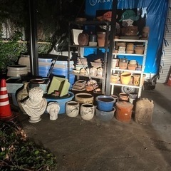 プラ鉢　鉢や陶器大量