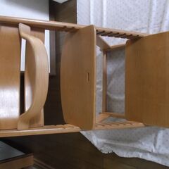 値下げしました　木製ハイチェアの画像