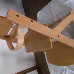 値下げしました　木製ハイチェアの画像