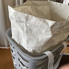無印良品ポリプロピレン　ランドリーバスケットとランドリーバッグの画像