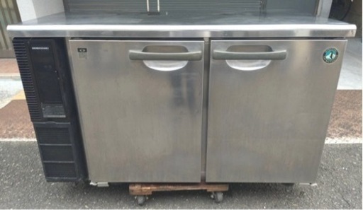 【動確済み】ホシザキ 業務用 テーブル型 冷蔵庫 RT-120PNE1 252L 1200×600×800 台下冷蔵庫 コールドテーブル 厨房 2ドア 厨房 大阪発