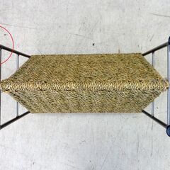 若干訳アリ バリ風 マガジンラック コンパクトサイズ 幅40×奥20×高36㎝ ラタン ニュースペーパー 棚 収納 家具 札幌市 中央区 南12条の画像