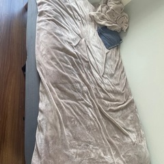 【無料】セミダブルベッド+マットレス+マットレスカバー