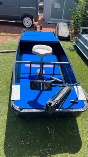 コールマン　frpボート RAM-X CRAWDAD エレキ　シート　ドーリーつき