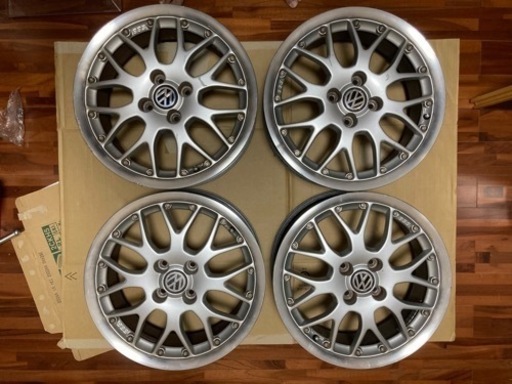 VW純正  フォルクスワーゲン　BBS RS764 16インチ 6.5J+45 PCD100 4穴