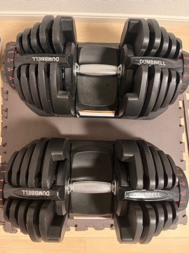 可変式ダンベル　40キロ✖︎2 計80キロ