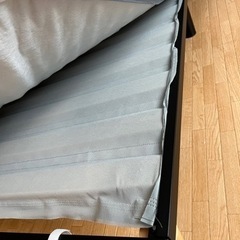 ニトリ ベッドフレーム付きマットレス セミダブルあげますの画像