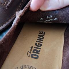 Clarksクラークス　25.5 メンズ　中古の画像