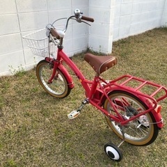 訳あり　自転車　子ども　キッズ　補助輪付きの画像