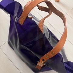 カバン　バッグ　　PVC素材の画像