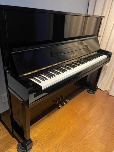 ※再お値下げしました。YAMAHA アップライトピアノ　U10A 美品　インシュレーター、ピアノカバー、背面防音マット、新品クロス付き